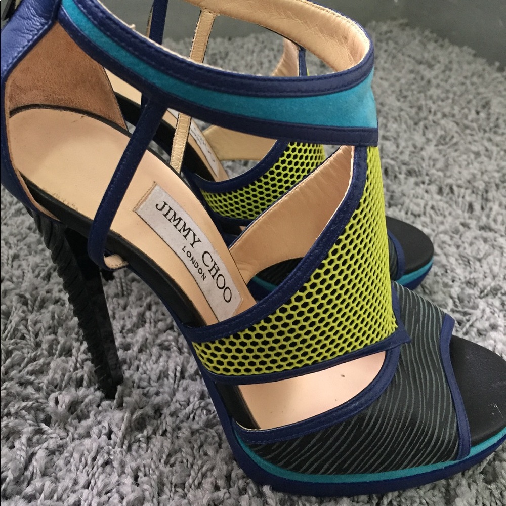 SOLD 🔴 Jimmy Choo Lythe Honeycomb Platform Heels